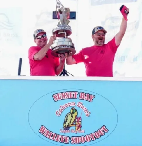 Weather couldn't stop history at Sunset Bay Walleye Shootout
